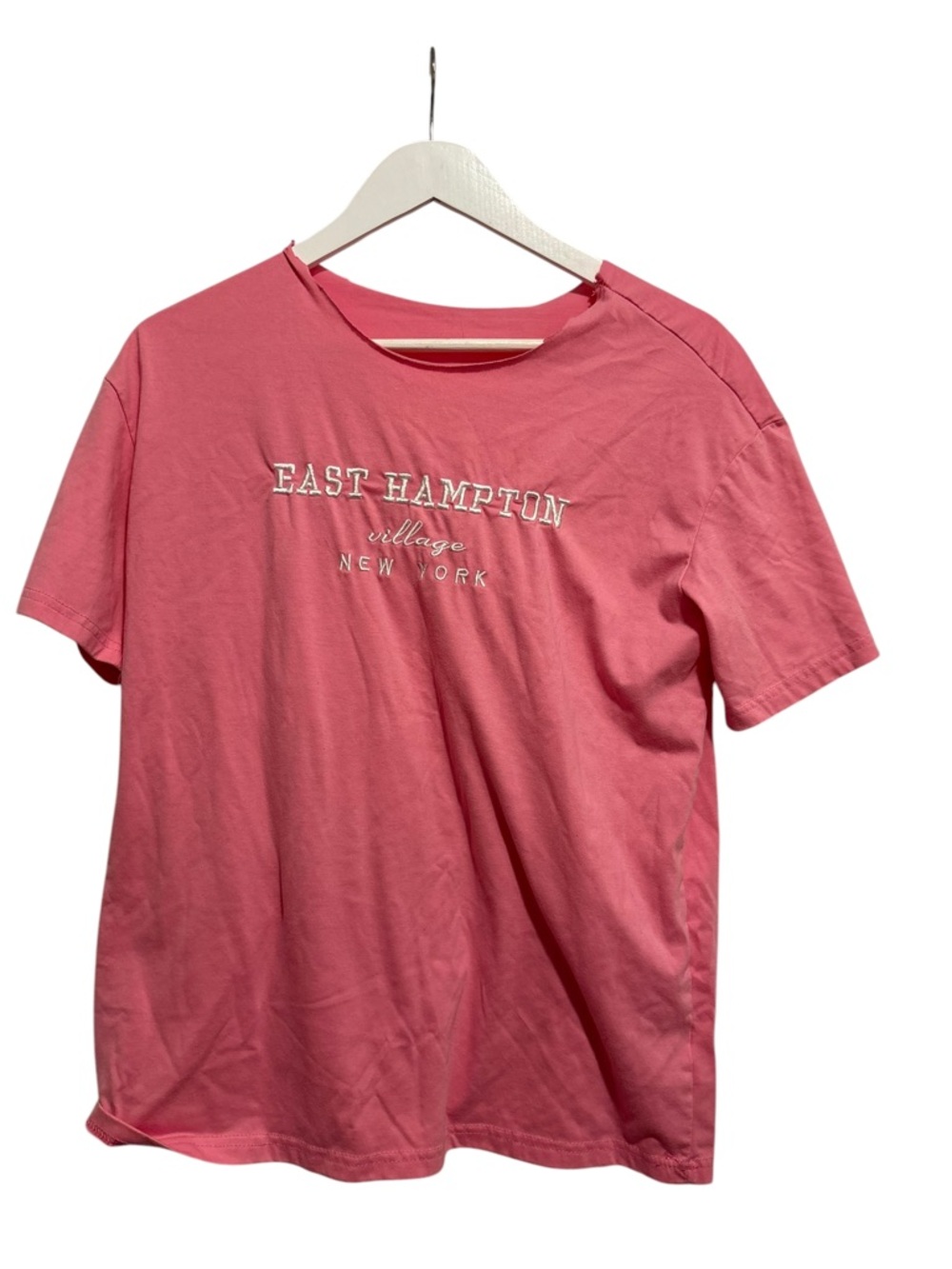 East Hampton Village New York Pink Graphic Tee